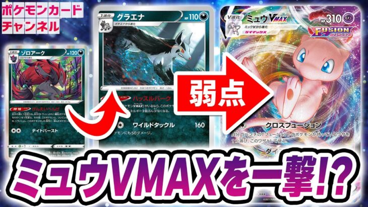 【ポケカ対戦】ミュウVMAX対策もバッチリ◎ 最新型マッドパーティがグラエナで大幅強化！？【バトルリージョン】