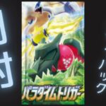 １にち１パック開封～２０４日目～ポケカ【パラダイムトリガー】今日は何のポケモンが出るかな(^^)