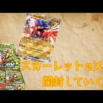 ポケモンカードな新弾・スカーレットｅＸを開けて、新時代を向かえていくぅ！ 【 まこ先生のポケモンカード 】