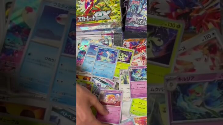 【ポケカ】ポケモンカードゲーム スカーレット&バイオレット – スカーレットex /  ウミディグダ ARが欲しい【2BOX開封動画】