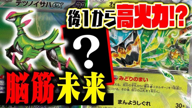 【天才】火力出過ぎだろ…青天井アタッカーを携えた草未来バレットが革命的すぎた件【オーガポンみどりのめんex】【テツノイサハex】【アヤシシV】