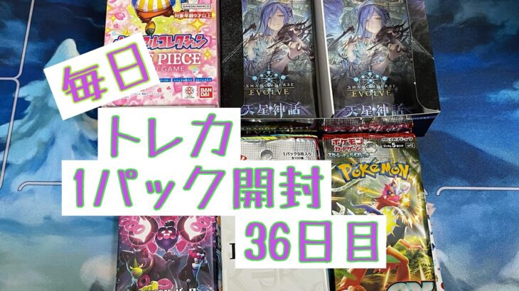 毎日トレカ1パック開封〜36日目〜ポケモンカードゲーム　ナイトワンダラー