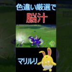 ショート動画でも脳汁！色違い厳選「マリルリ編」  #ポケモンゲーム #ポケモンsv #ポケモン #色違いポケモン #マリルリ #色違いマリルリ　#pokemon #shinypokemon